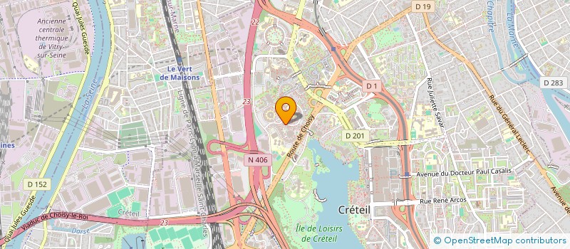 localisation de l'entreprise SCI LR17 à CRETEIL