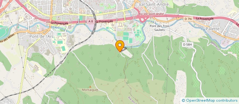 localisation de l'entreprise SCI LR2A  AIX-EN-PROVENCE