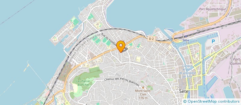 localisation de l'entreprise SCI LR7  SETE