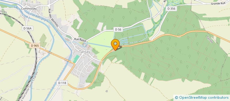 localisation de l'entreprise SCI LRA 2B  TANLAY