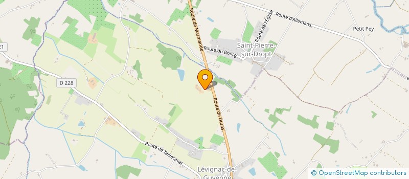 localisation de l'entreprise SCI LRB  LEVIGNAC-DE-GUYENNE