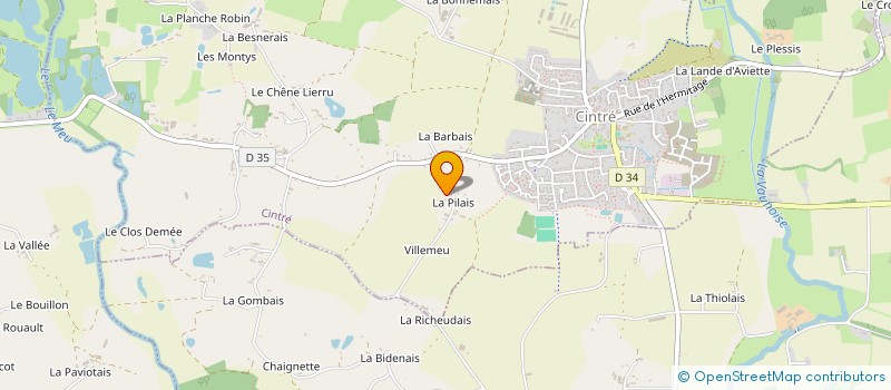 localisation de l'entreprise SCI LRC  CINTRE