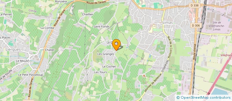 localisation de l'entreprise SCI LRG  POMMIERS