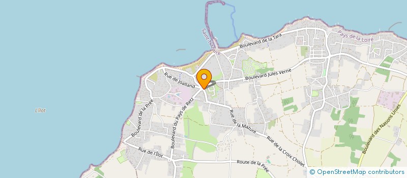 localisation de l'entreprise SCI LRG à LA PLAINE-SUR-MER