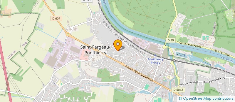 localisation de l'entreprise SCI LRGL ORGENOY  SAINT-FARGEAU-PONTHIERRY