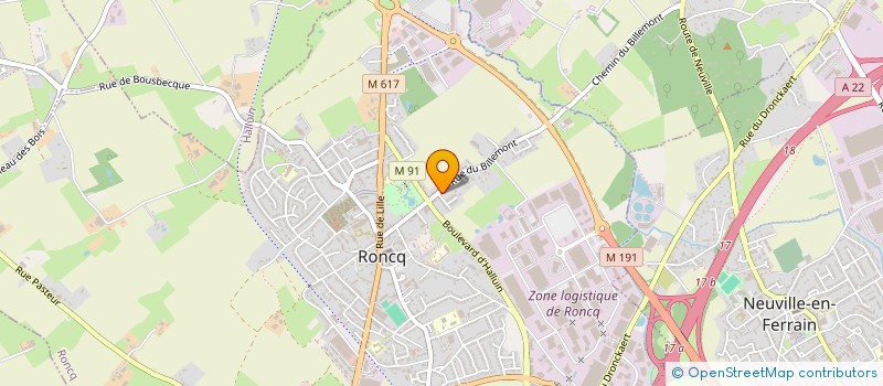 localisation de l'entreprise SCI LRJ 2 à RONCQ