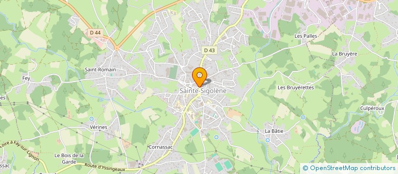 localisation de l'entreprise SCI LRJ à SAINTE-SIGOLENE