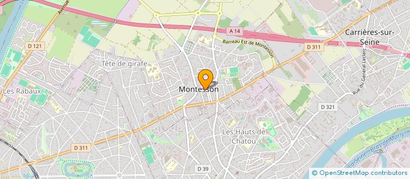 localisation de l'entreprise SCI LRJ - LE ROUX JUNIOR  MONTESSON