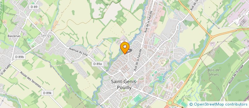 localisation de l'entreprise SCI LRM à SAINT-GENIS-POUILLY