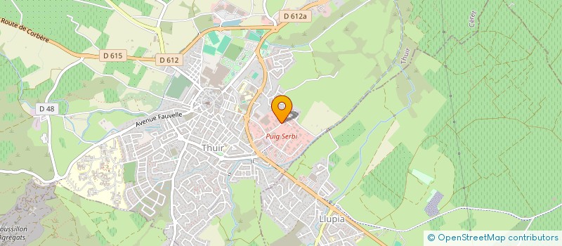 localisation de l'entreprise SCI LRM  THUIR