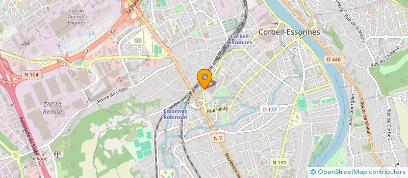 localisation de l'entreprise SCI LRMN 13 à CORBEIL-ESSONNES