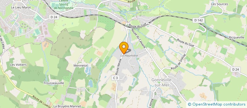 localisation de l'entreprise SCI LRT  GONNEVILLE-SUR-MER