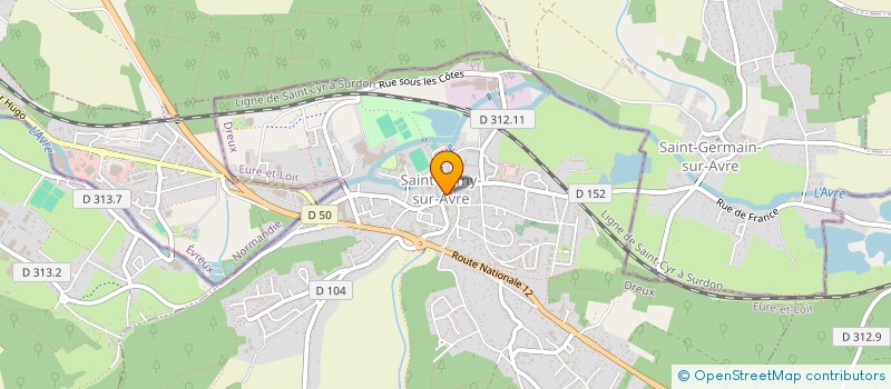 localisation de l'entreprise SCI LS à SAINT-REMY-SUR-AVRE