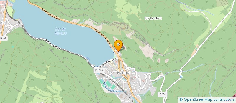 localisation de l'entreprise SCI LS à NANTUA