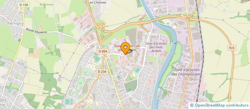 localisation de l'entreprise SCI LS à AUXERRE