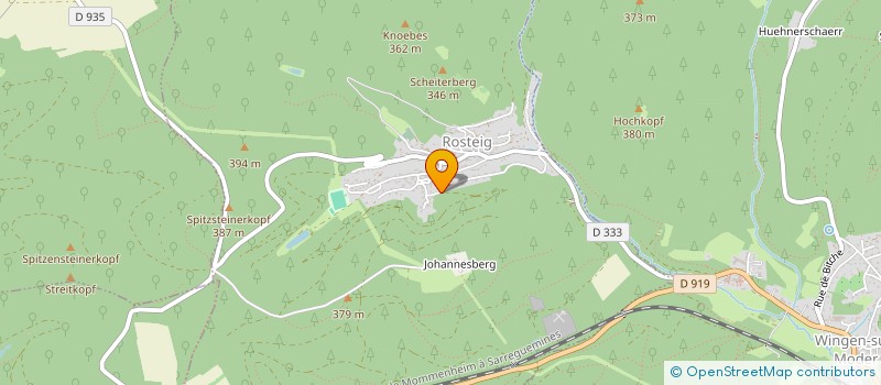 localisation de l'entreprise SCI LS  ROSTEIG