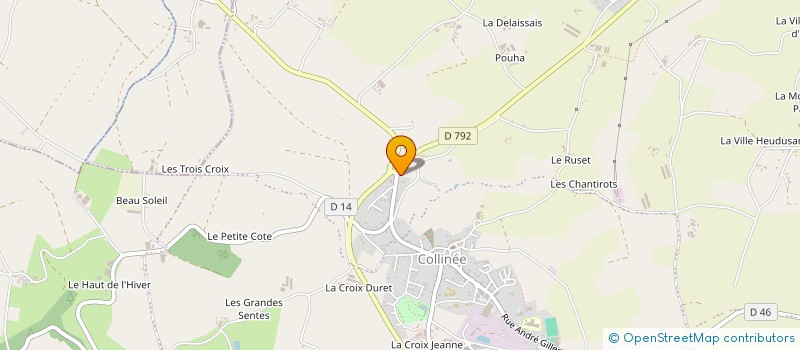localisation de l'entreprise SCI LS DU BOURGNEUF à LE MENE
