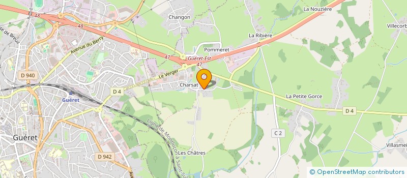 localisation de l'entreprise SCI LS IMMO à SAINTE-FEYRE