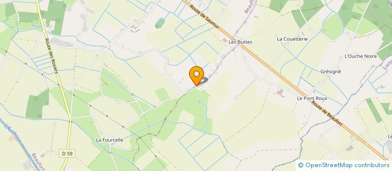 localisation de l'entreprise SCI LS IMMO  BEAUFORT-EN-ANJOU