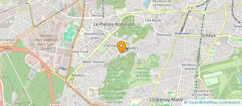 localisation de l'entreprise SCI LS INVESTISSEMENTS à LE PLESSIS-ROBINSON
