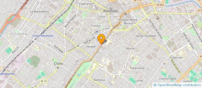 localisation de l'entreprise SCI LS SEDILLOT  ROUBAIX