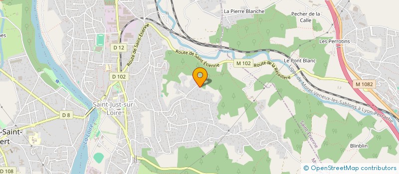 localisation de l'entreprise SCI LS2M  SAINT-JUST-SAINT-RAMBERT