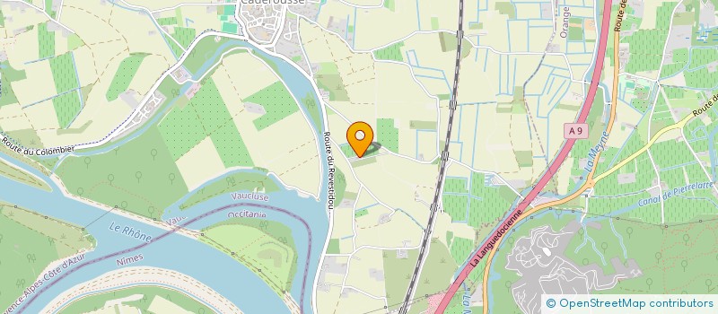 localisation de l'entreprise SCI LS2MC  CADEROUSSE