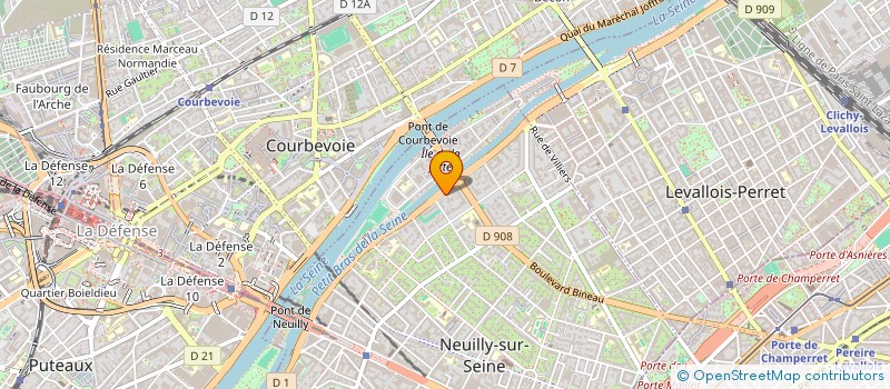 localisation de l'entreprise SCI LSA à NEUILLY-SUR-SEINE