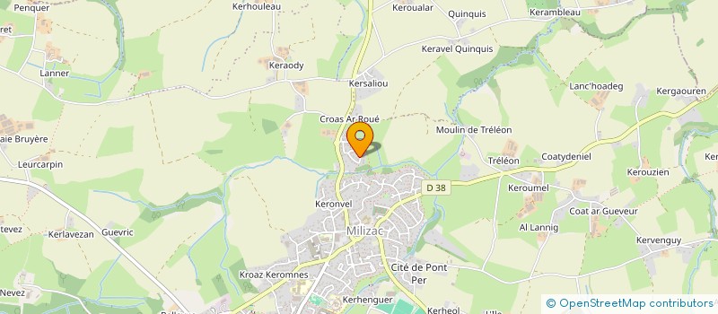 localisation de l'entreprise SCI LSA  MILIZAC-GUIPRONVEL