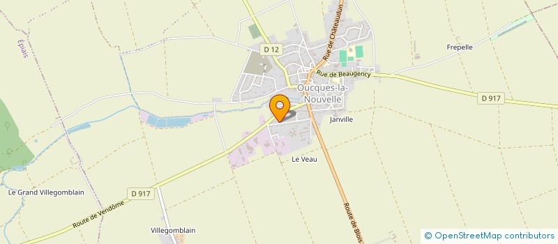 localisation de l'entreprise SCI LSB  OUCQUES LA NOUVELLE