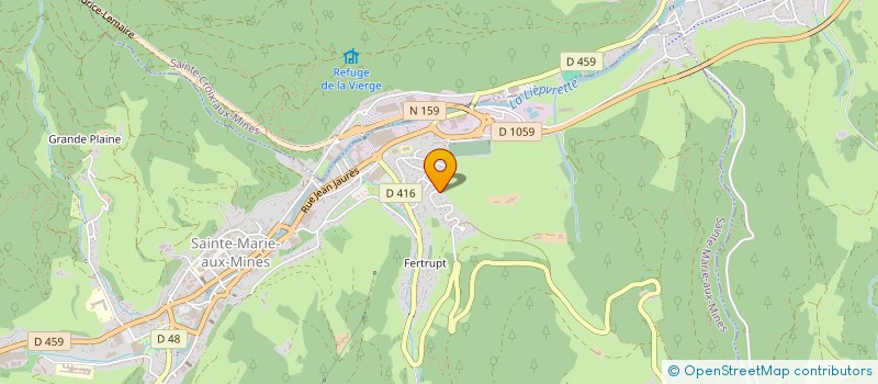 localisation de l'entreprise SCI LSB  SAINTE-MARIE-AUX-MINES