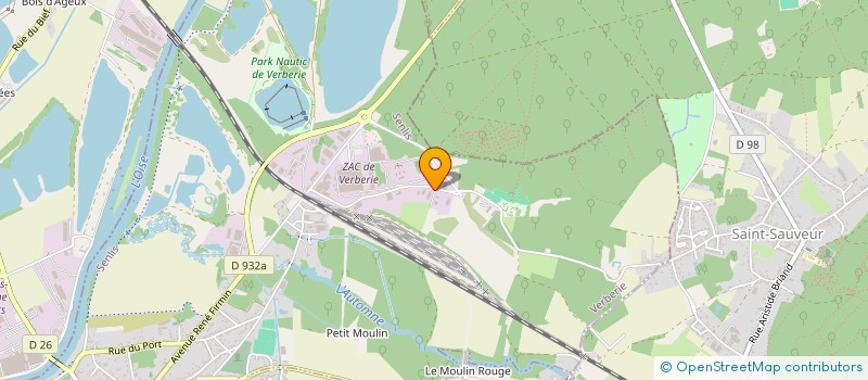 localisation de l'entreprise SCI LSBV  VERBERIE