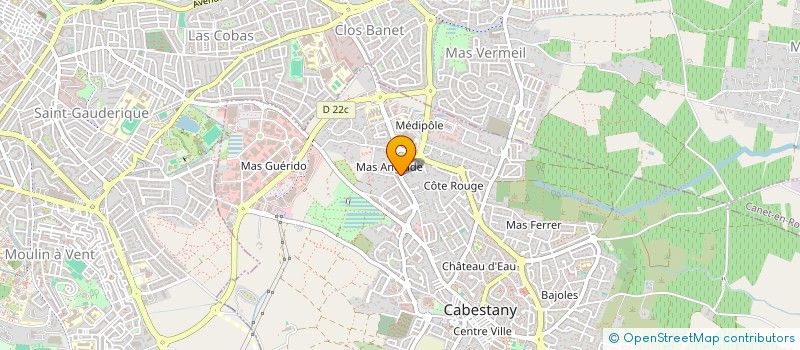 localisation de l'entreprise SCI LSC  CABESTANY