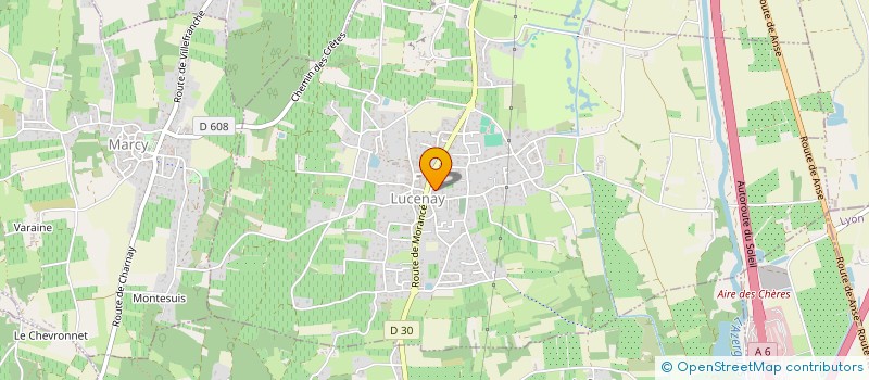 localisation de l'entreprise SCI LSCF  MARCY