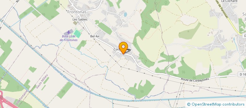 localisation de l'entreprise SCI LSD  FRONTONAS