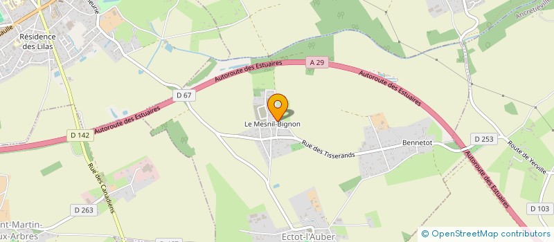 localisation de l'entreprise SCI LSE  ECTOT-L'AUBER