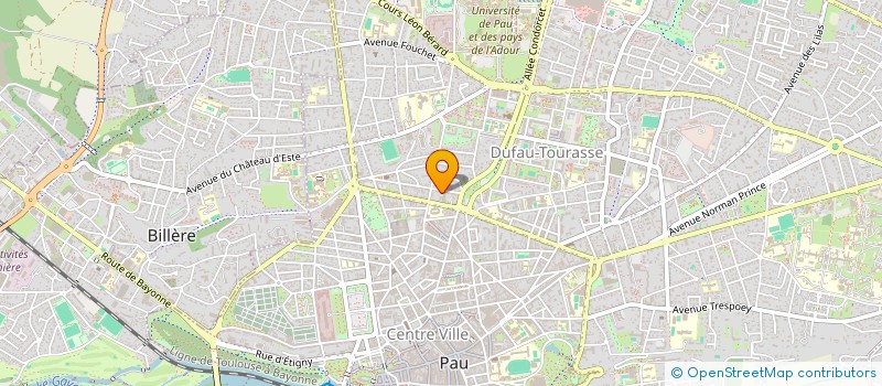 localisation de l'entreprise SCI LSG à PAU