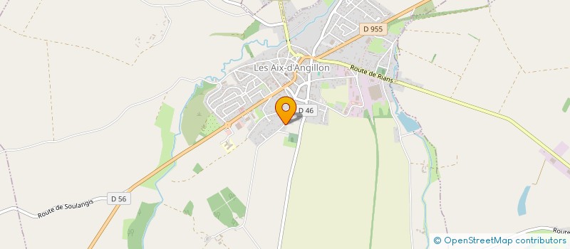 localisation de l'entreprise SCI LSJ  LES AIX-D'ANGILLON