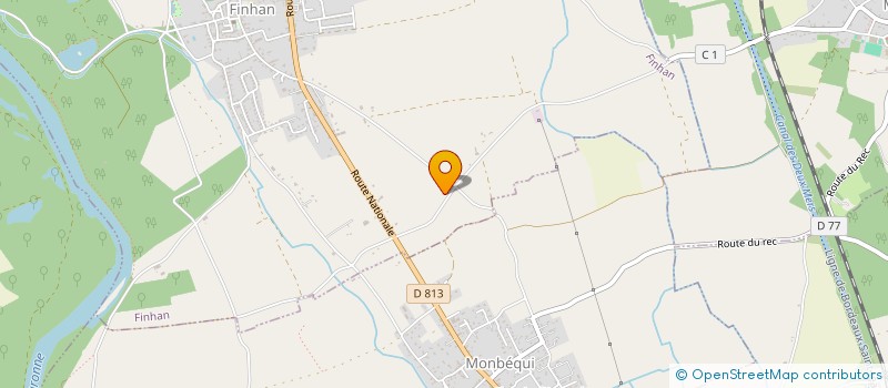 localisation de l'entreprise SCI LSL  FINHAN