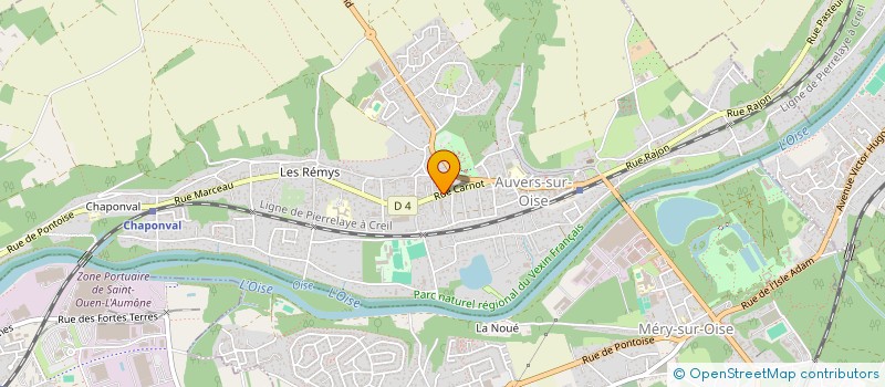 localisation de l'entreprise SCI LSL CAPITAL  AUVERS-SUR-OISE