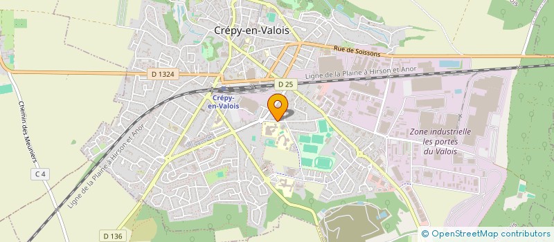 localisation de l'entreprise SCI LSM  CREPY-EN-VALOIS