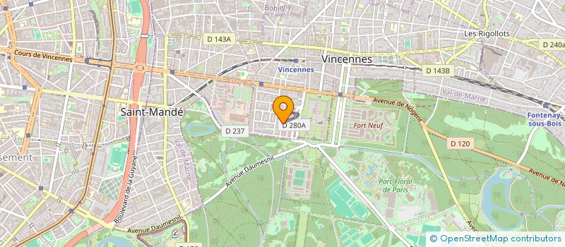 localisation de l'entreprise SCI LSO  VINCENNES