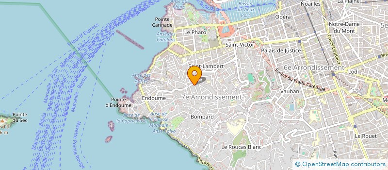 localisation de l'entreprise SCI LSP à MARSEILLE
