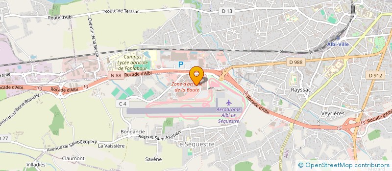 localisation de l'entreprise SCI LSW  LE GARRIC