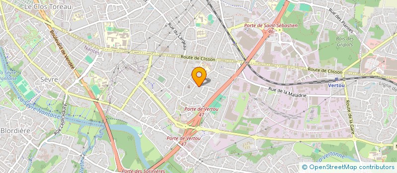 localisation de l'entreprise SCI LT 3  VERTOU