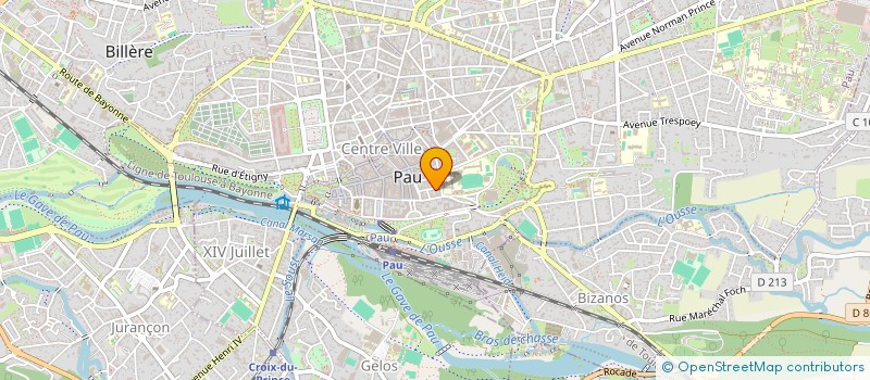 localisation de l'entreprise SCI LT à PAU