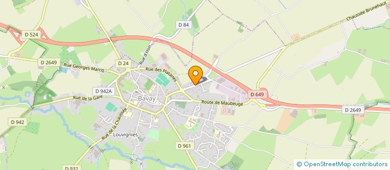 localisation de l'entreprise SCI LT DECO  BAVAY