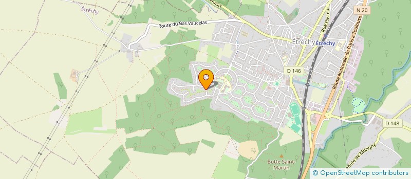 localisation de l'entreprise SCI LT IMMOBILIER  ETRECHY