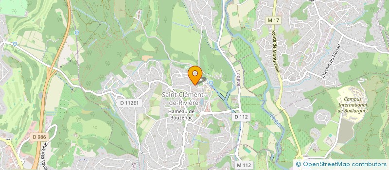 localisation de l'entreprise SCI LT2M  SAINT-CLEMENT-DE-RIVIERE