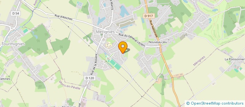 localisation de l'entreprise SCI LTA à MERIGNIES